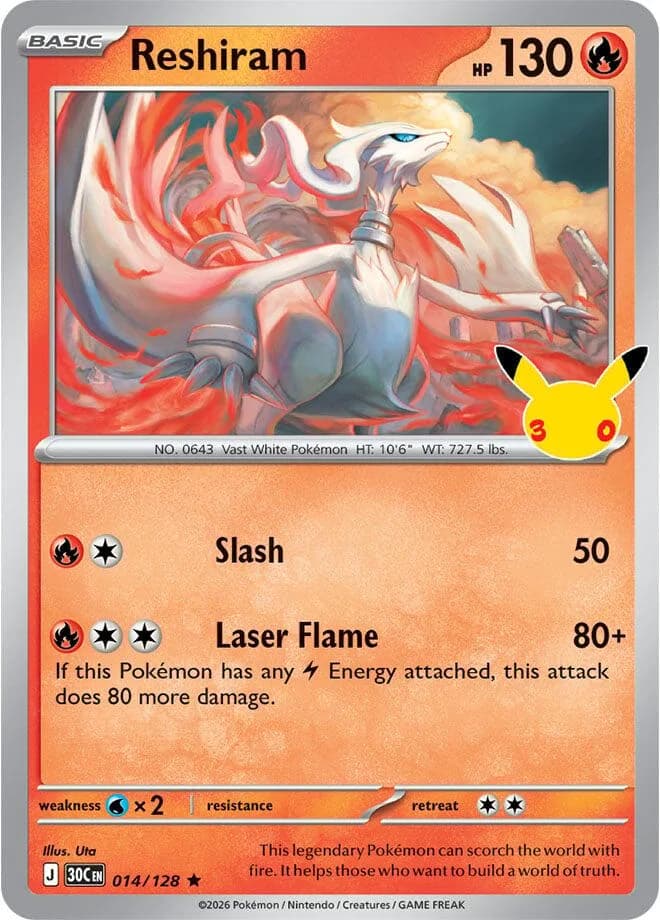 Reshiram card
