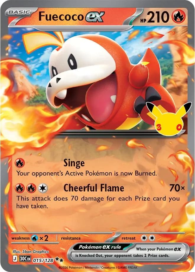 Fuecoco ex card
