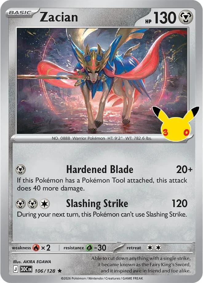 Zacian card