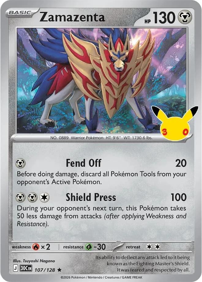 Zamazenta card