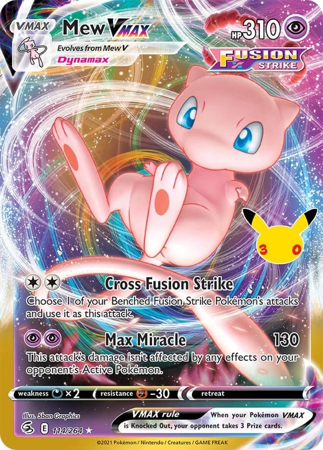 Mew VMAX card