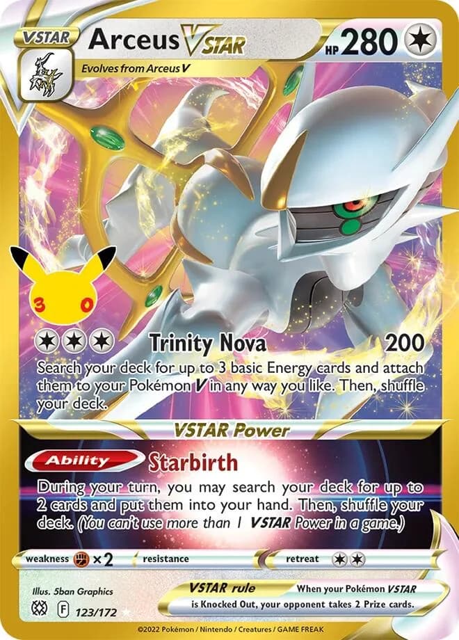Arceus VSTAR card