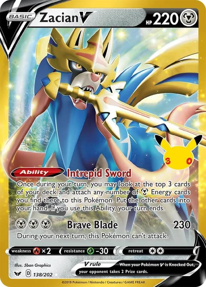 Zacian V card