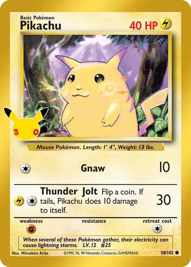 Pikachu card