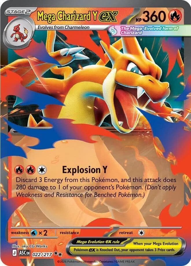 Mega Charizard Y ex card