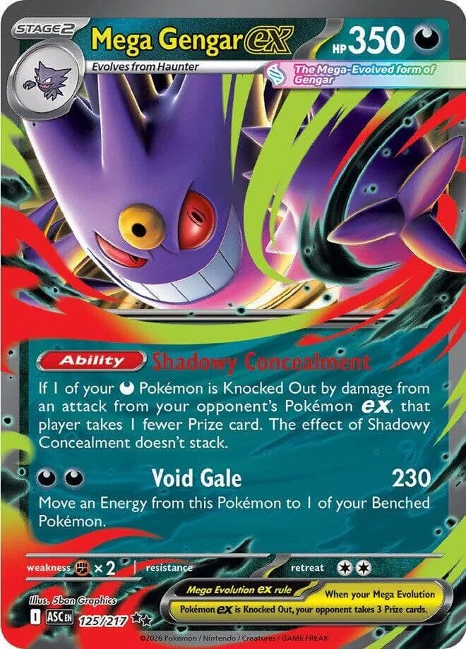 Mega Gengar ex card