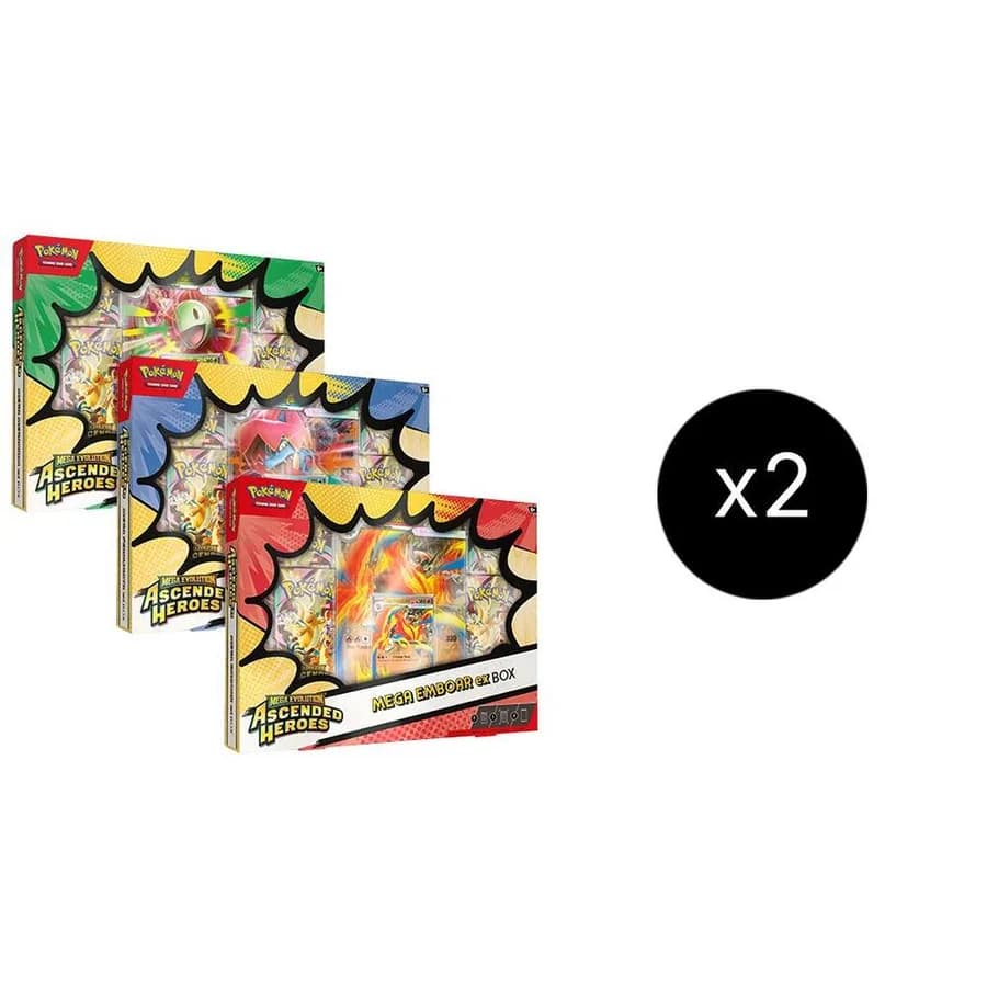 Ascended Heroes Mega ex Boxes Case sealed product image
