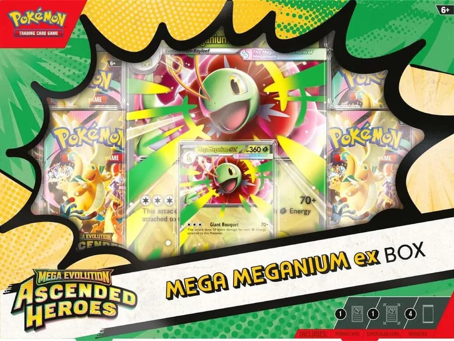 Ascended Heroes Mega Meganium ex Box sealed product image