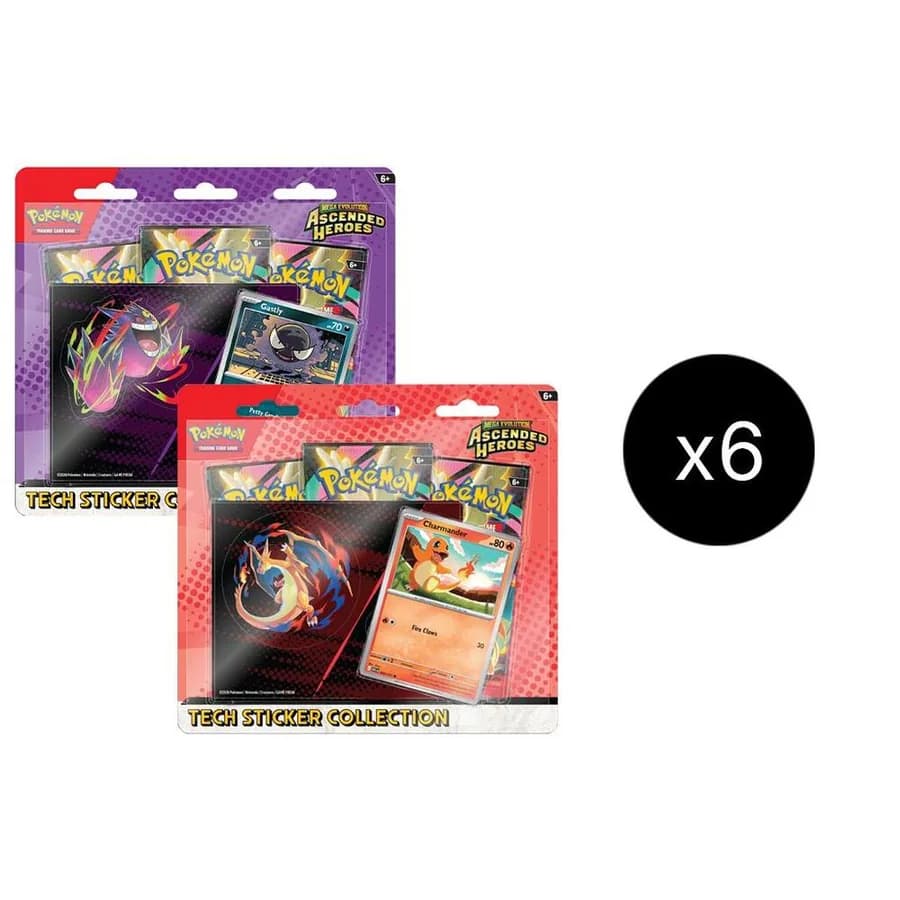 Mega Evolution Ascended Heroes Tech Sticker Collection Case sealed product image