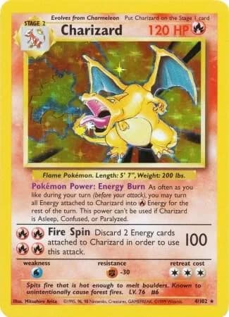 Charizard card