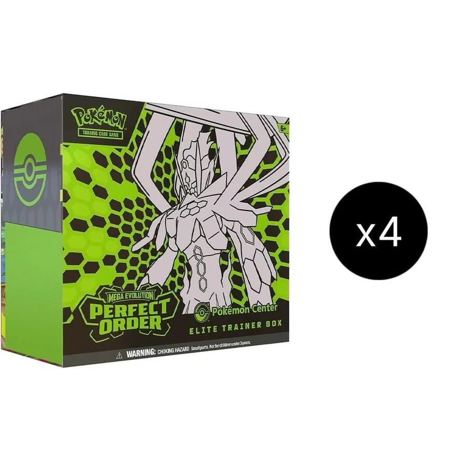 Perfect Order Pokemon Center Elite Trainer Box Case sealed product image