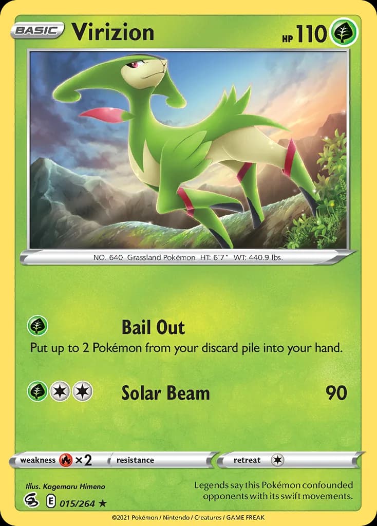 Virizion card