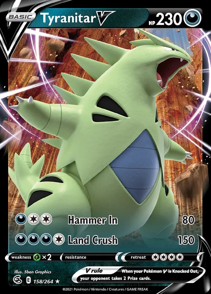 Tyranitar V card