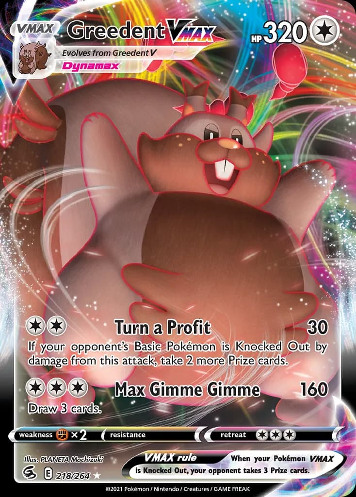 Greedent VMAX card