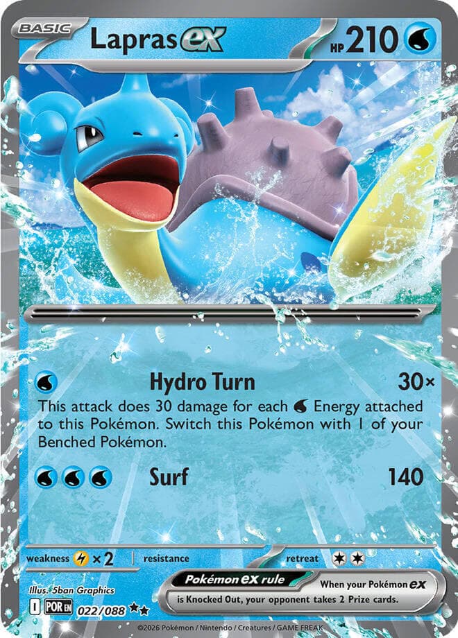 Lapras ex card
